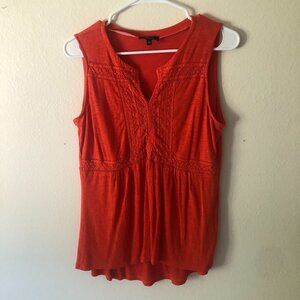 🌞 Cupio Tank Top Women Orange Size Medium Shirt
